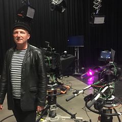 A photo of Ian M Lindsay at Bay TV studios